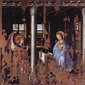 Antonello da Messina Annunciation Sweden oil painting art
